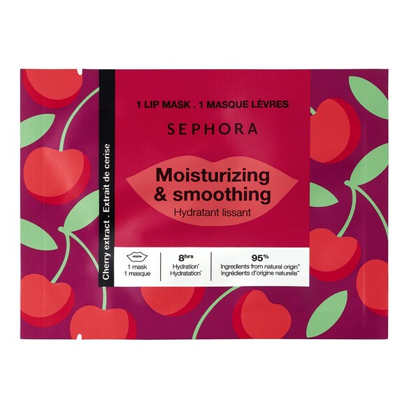 Kirsebærmaske - Fugtede og glatte læber på fem minutter, SEPHORA COLLECTION