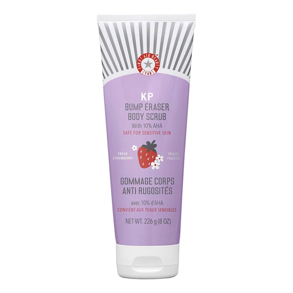 KP Body Scrub Strawberry - Bodyscrub med AHA Jordbærduft Omgående virkning, FIRST AID BEAUTY