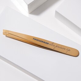 Ultra Precision Slant Tweezer - skrå pincet, guld