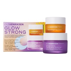 Glow Strong Set - Duo-sæt med fugtighedscreme og øjencreme, OLEHENRIKSEN