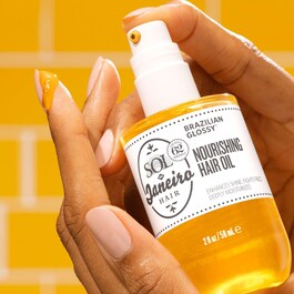 Brazilian Glossy™ - Anti-frizz plejende olie
