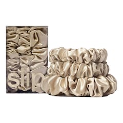 Back to Basics - Blonde Pure Silk Scrunchie Set, SLIP