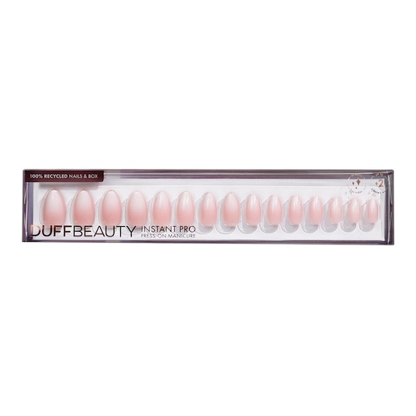 Instant Press-On - Baby Boomer, Medium Almond, DUFFBEAUTY