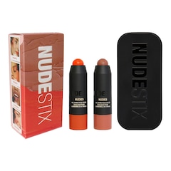 Sunkissed Peach Blush and Bronze 2-Piece Mini Kit, NUDESTIX