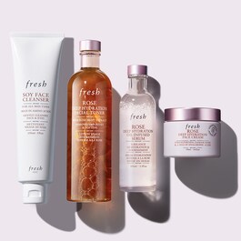 Rose deep hydration routine gift set - Face care set