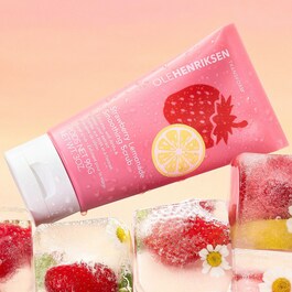 Strawberry Smoothing Scrub - Reteksturerende eksfolierende ansigtsscrub med AHA