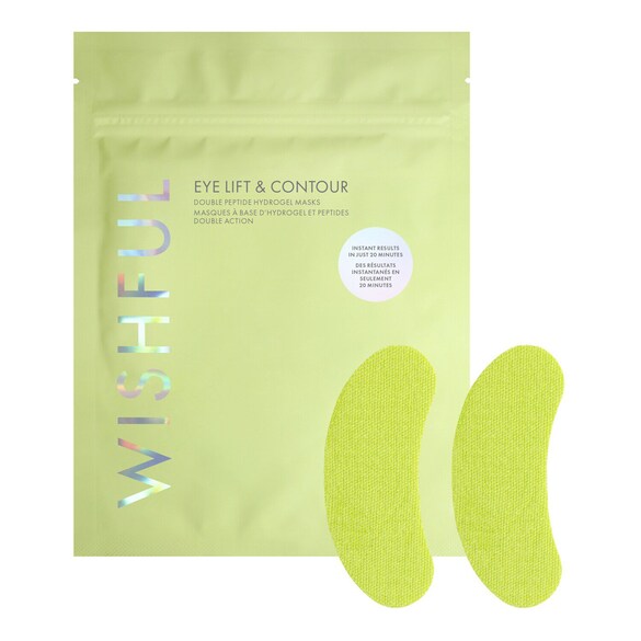 Eye Lift & Contour Double Peptide Hydrogel Mask, WISHFUL