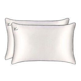 Pure Silk Queen Pillowcase - Just Married
