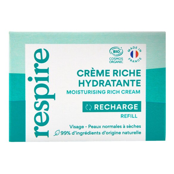 Refill Rich Moisturizing Cream - Face care cream, RESPIRE