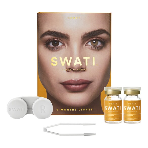6 Month Cosmetic Lenses - Honey, SWATI COSMETICS
