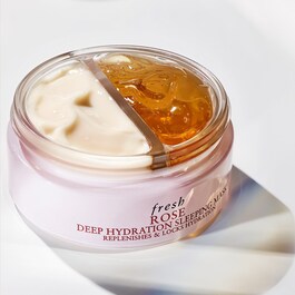 Rose Sleeping Mask - Fugtgivende maske til natten med rose