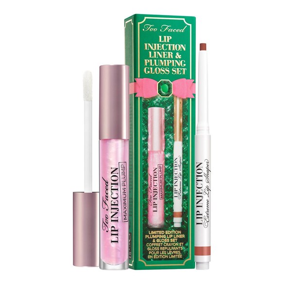 Lip Injection Liner & Plumping Gloss - Makeupsæt, TOO FACED