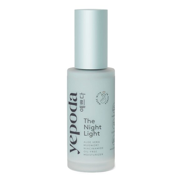The Night Light – Fugtende creme uden olie med gråbynke og niacinamid, YEPODA