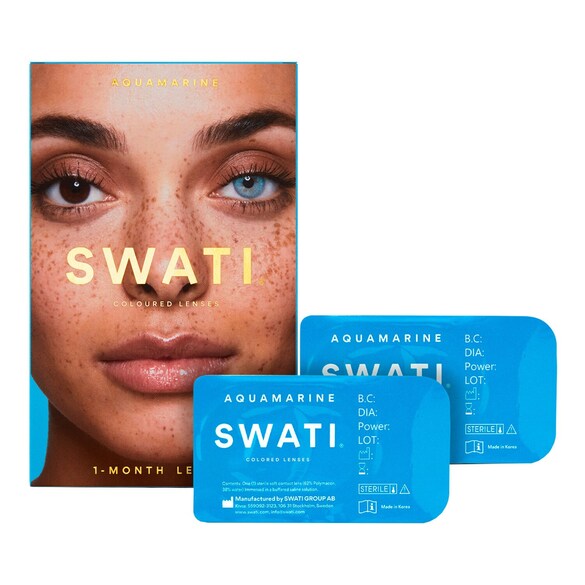 1 Month Lenses - Aquamarine, SWATI COSMETICS