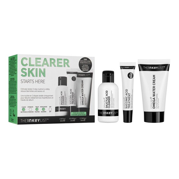 Clearer Skin Starts Here - Sæt med plejeprodukter til urenheder, THE INKEY LIST