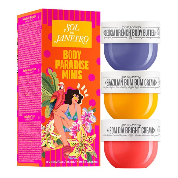 Body Paradise Minis - Sæt med mini-fugtighedscreme til kroppen, SOL DE JANEIRO