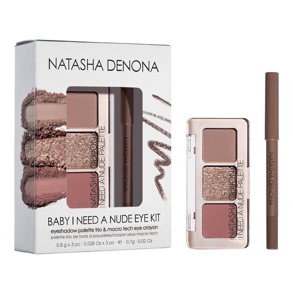 Baby I Need A Nude Eyeshadow kit - Eksklusivt sæt til fest, NATASHA DENONA