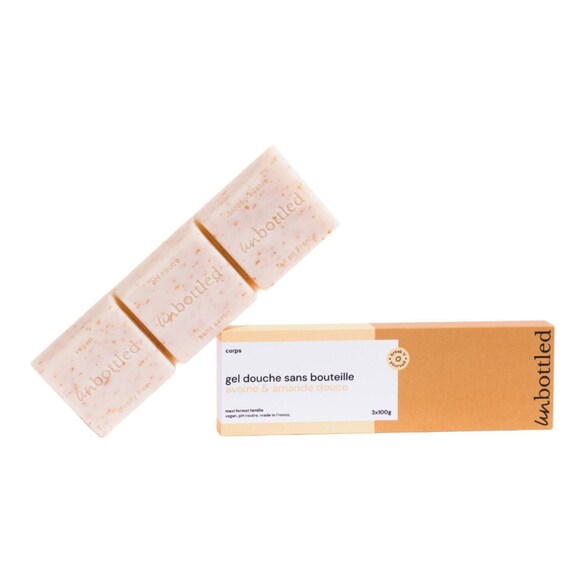 Maxi Solid Shower Gel Oat & Sweet Almond  - Body soap, UNBOTTLED