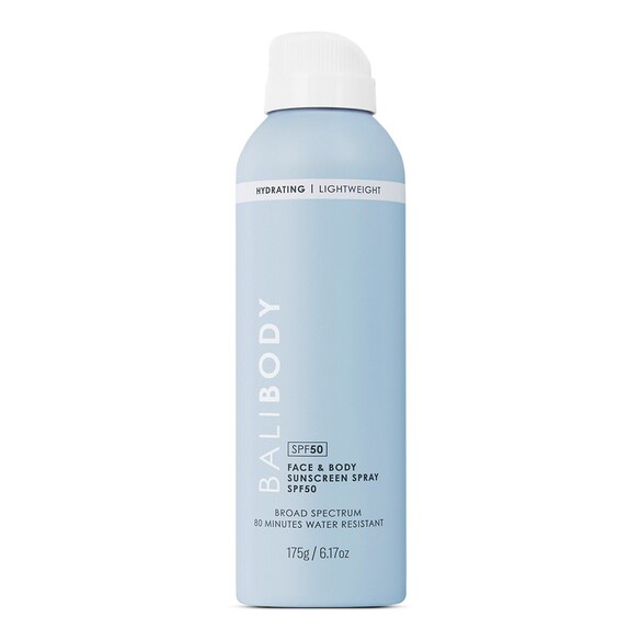 Face & Body Sunscreen Spray SPF50+, BALI BODY