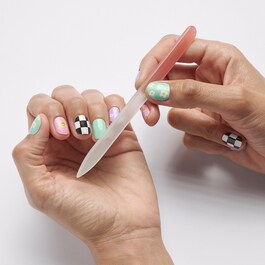 Neglefil i glas - Filer + former