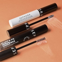 FLUFF & FIX BROW WAX - Teksturerende og fikserende øjenbrynsvoks