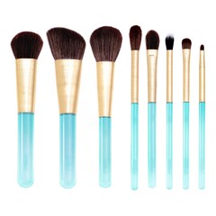 Aquamarine Essential Brush Set - Set med 8 børster til øjne og ansigt, NABLA