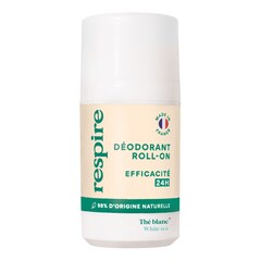 Roll-on Deodorant - Hvid te deodorant med 24 timers effektivitet, RESPIRE
