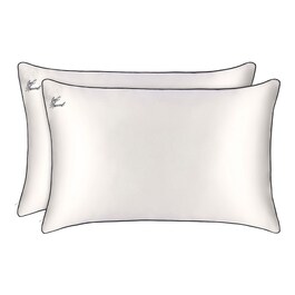 Pure Silk Queen Pillowcase - Just Married