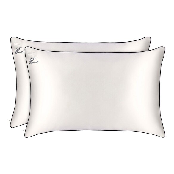 Pure Silk Queen Pillowcase - Just Married, SLIP