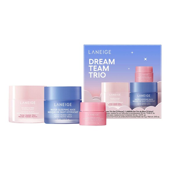 Dream Team Trio-sæt - Æske med ansigtspleje, LANEIGE