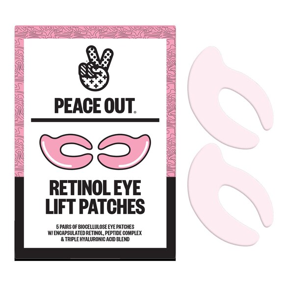 Retinol Eye Lift Patches - Biocellulos eye patches, PEACE OUT SKINCARE
