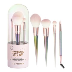 Cosmic Glow ansigts- og øjenpenselsæt - Penselsæt til ansigt og øjne, SEPHORA COLLECTION