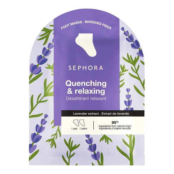 Imprægnerede fodmasker i form af strømper - intens fugtning på 20 minutter, SEPHORA COLLECTION