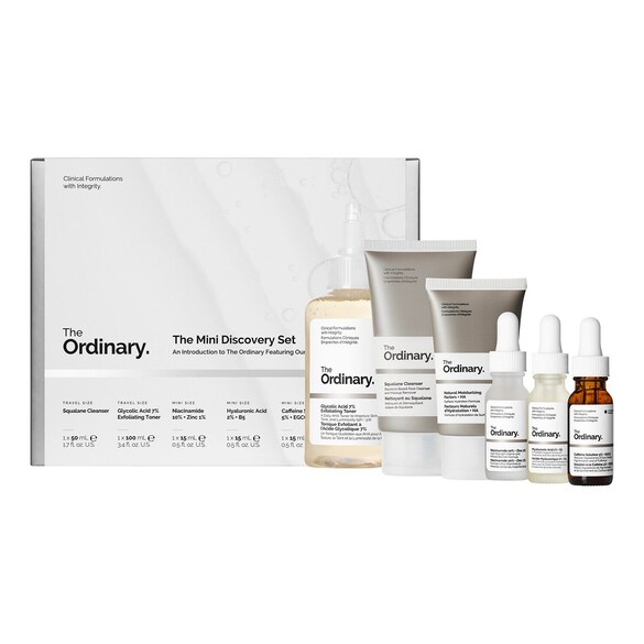 Miniprøvesæt - gavesæt med ansigtspleje, THE ORDINARY
