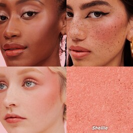 BOP Shellie koral rosa farvet blush - blush med shimmer
