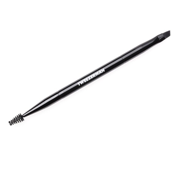 Angled Brow Brush & Spoolie - Øjenbrynsbørste og spoolie, TWEEZERMAN