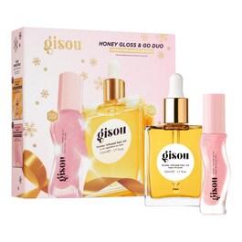 Honey Gloss & Go Duo - Sæt med hårolie og læbeolie