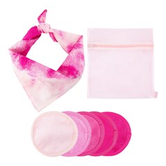 Kit of 5 Reusable Make Up Remover Pads, MAKE UP ERASER