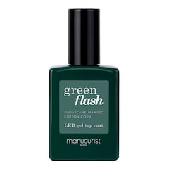 Green Flash - LED Gel Top Coat, MANUCURIST