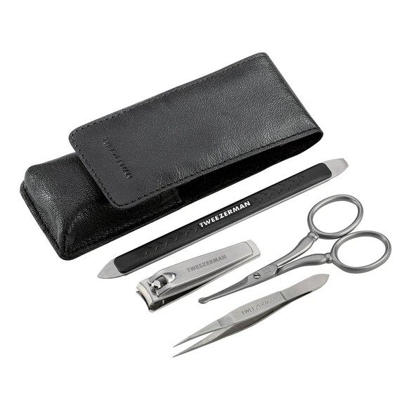 Essential Grooming Kit - Pleje-, manicure- og pedicure-sæt, TWEEZERMAN