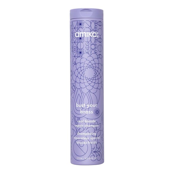 Bust Your Brass Cool Blond - Shampoo mod gule toner, AMIKA