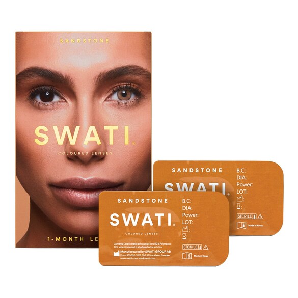 1 Month Lenses - Sandstone, SWATI COSMETICS