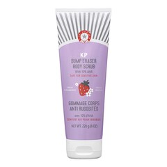 KP Body Scrub Strawberry - Bodyscrub med AHA Jordbærduft Omgående virkning, FIRST AID BEAUTY
