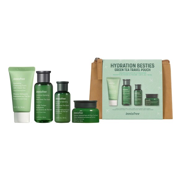 Hydration Besties - Green Tea Travel Pouch, INNISFREE
