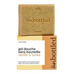 Body Wash Bar with Vanilla & Tonka pH balanced soap, UNBOTTLED
