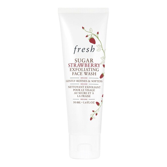 Sugar Strawberry Face Wash - Eksfolierende ansigtsvask med jordbær og sukker, FRESH