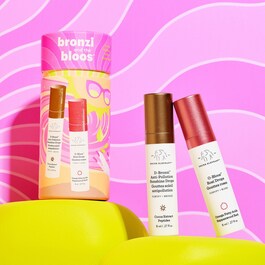Bronzi and the bloos™ - Æske med ansigtpleje: bronzer-serum og rosa serum