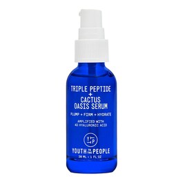 Triple Peptide + Cactus Oasis Serum - Hydrating face and neck serum