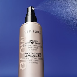 GLOW Makeup Setting Spray - 12 timers hold, ingen overførsel, lysende finish