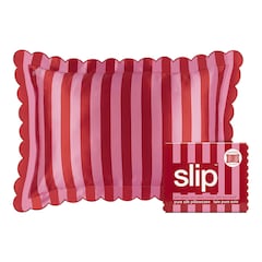 pudebetræk i ren silke med skulpteret kant - queen, SLIP